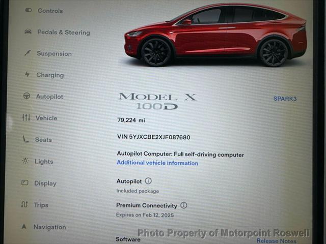 used 2018 Tesla Model X car, priced at $30,999