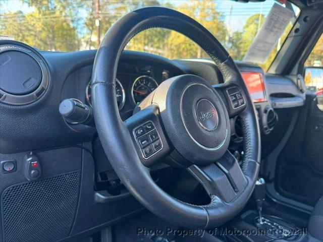 used 2015 Jeep Wrangler Unlimited car, priced at $18,499