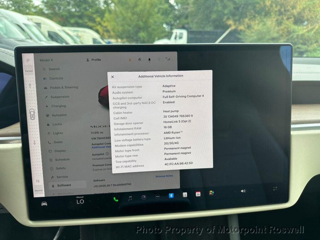 used 2023 Tesla Model X car, priced at $58,999