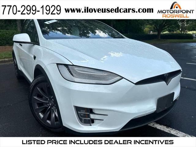 used 2018 Tesla Model X car, priced at $18,999