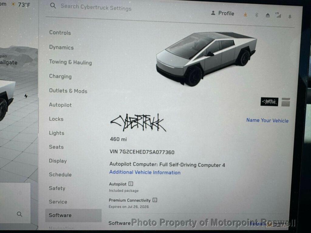 used 2025 Tesla Cybertruck car, priced at $78,786