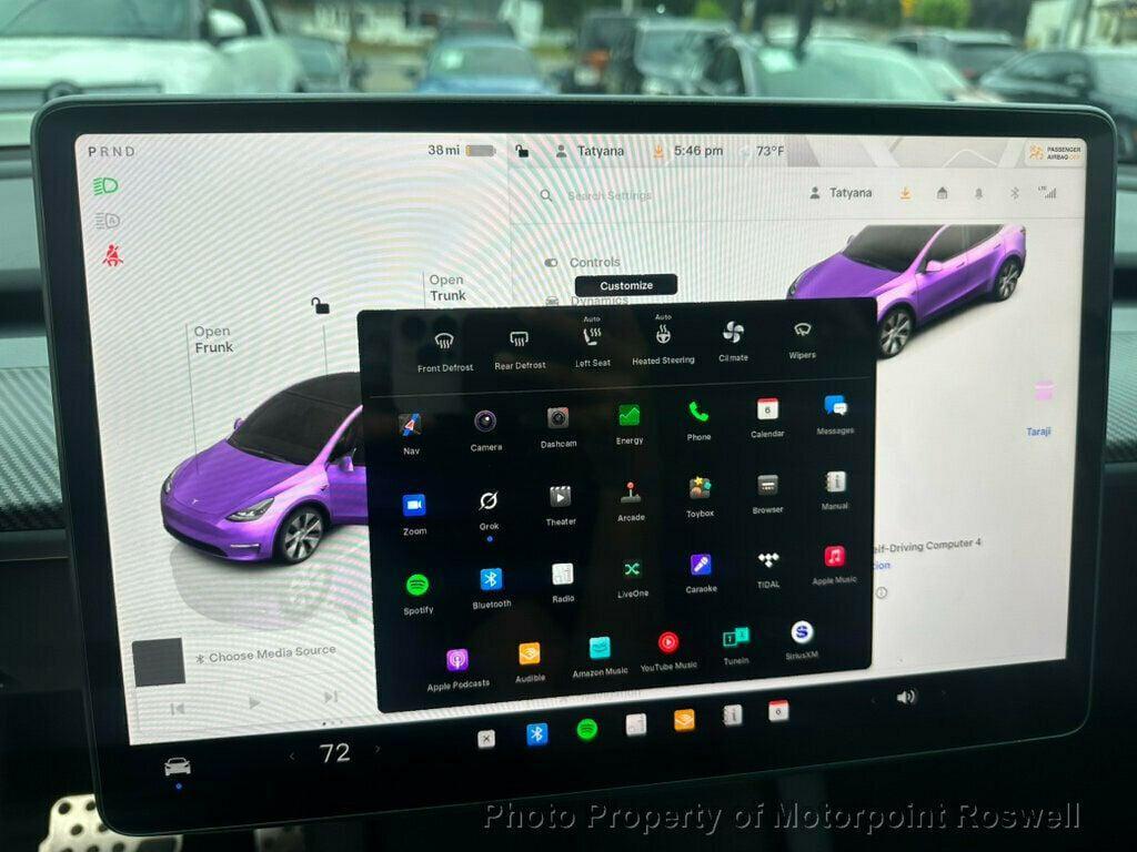 used 2024 Tesla Model Y car, priced at $34,499