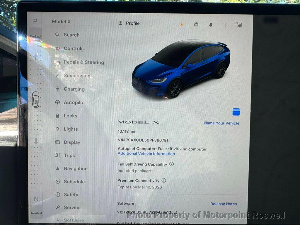 used 2023 Tesla Model X car, priced at $58,999