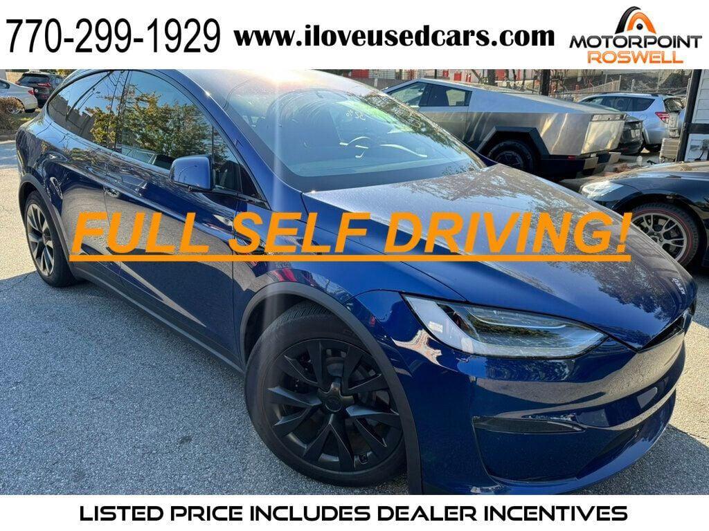 used 2023 Tesla Model X car, priced at $58,999