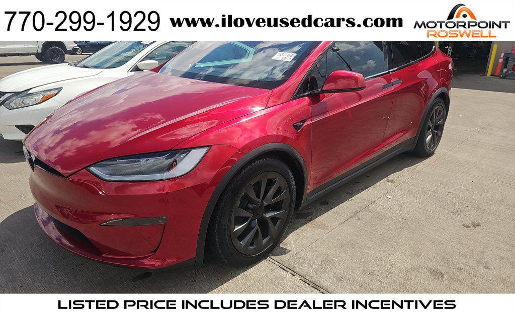 used 2025 Tesla Model X car, priced at $73,999