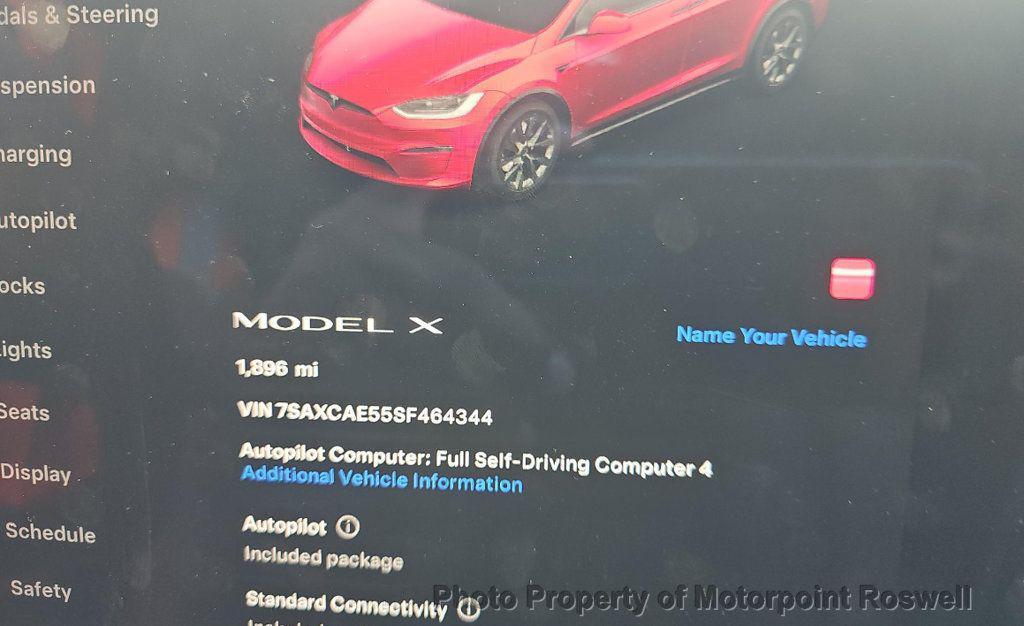 used 2025 Tesla Model X car, priced at $73,999