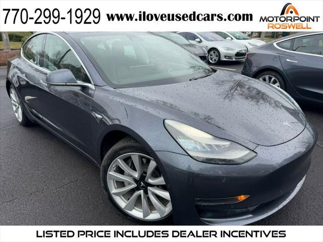 used 2018 Tesla Model 3 car, priced at $17,999