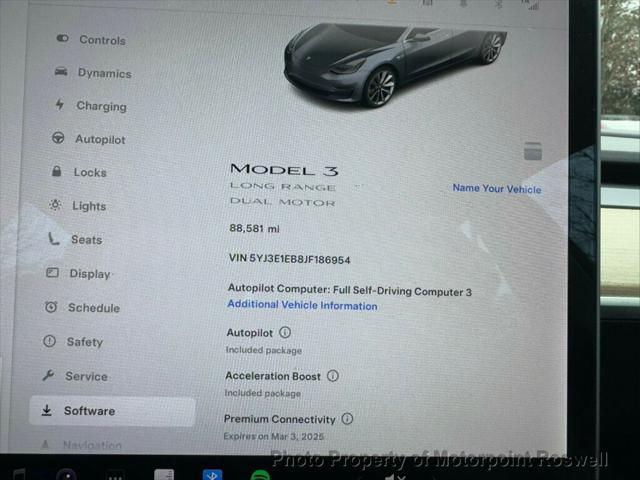 used 2018 Tesla Model 3 car, priced at $17,999