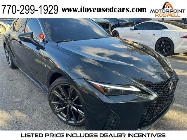 used 2023 Lexus IS 350 car, priced at $42,999