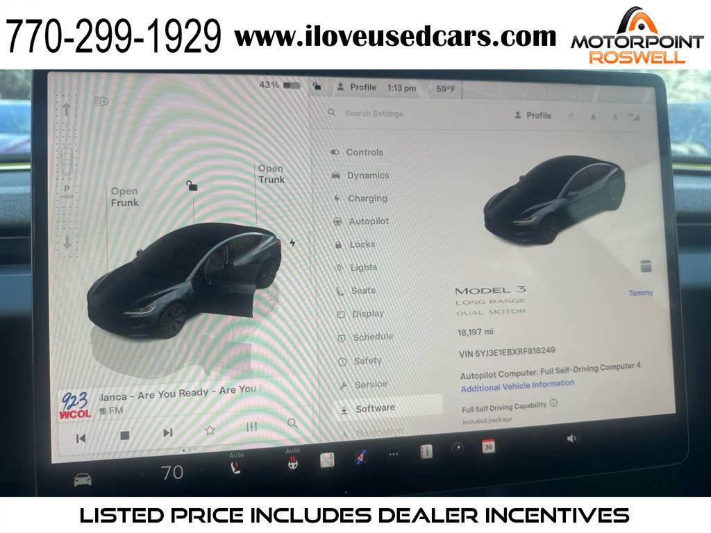 used 2024 Tesla Model 3 car