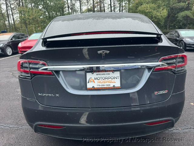 used 2018 Tesla Model X car, priced at $34,599