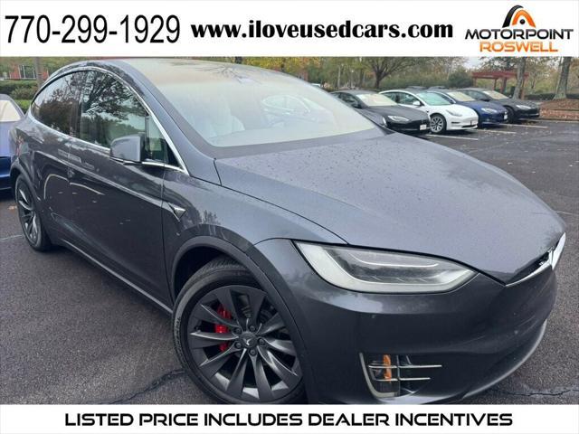 used 2018 Tesla Model X car, priced at $32,999