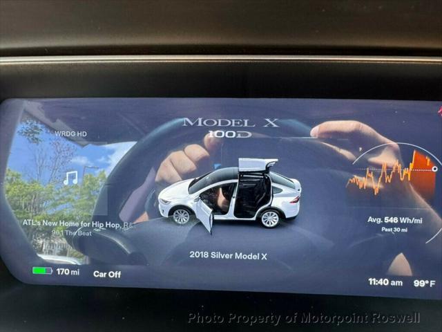 used 2018 Tesla Model X car, priced at $20,786