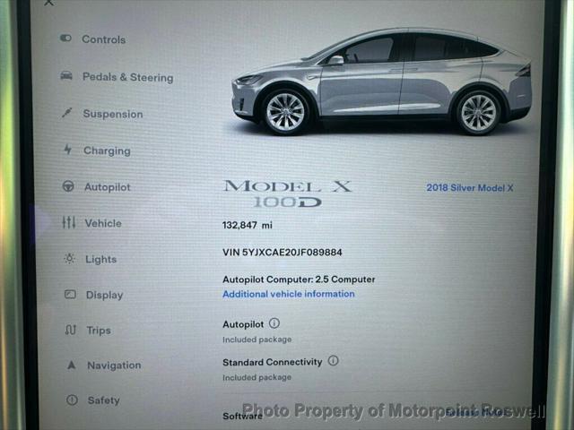 used 2018 Tesla Model X car, priced at $20,786