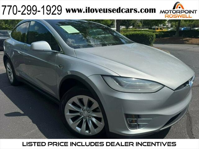 used 2018 Tesla Model X car, priced at $20,786