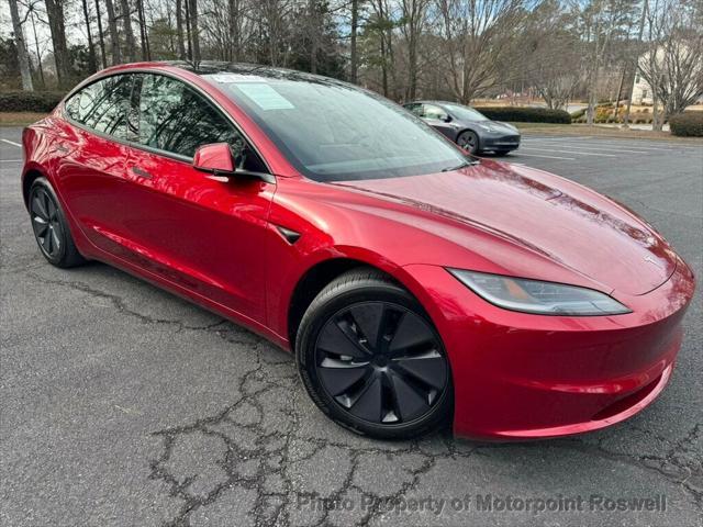 used 2024 Tesla Model 3 car, priced at $34,786