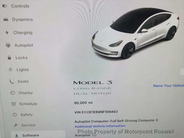 used 2022 Tesla Model 3 car, priced at $20,786