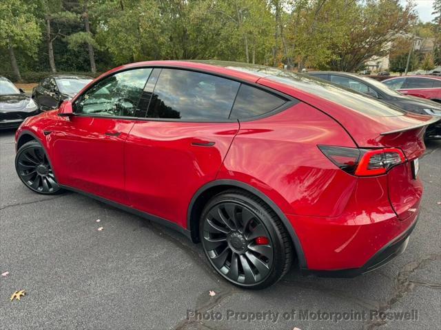 used 2020 Tesla Model Y car, priced at $29,599