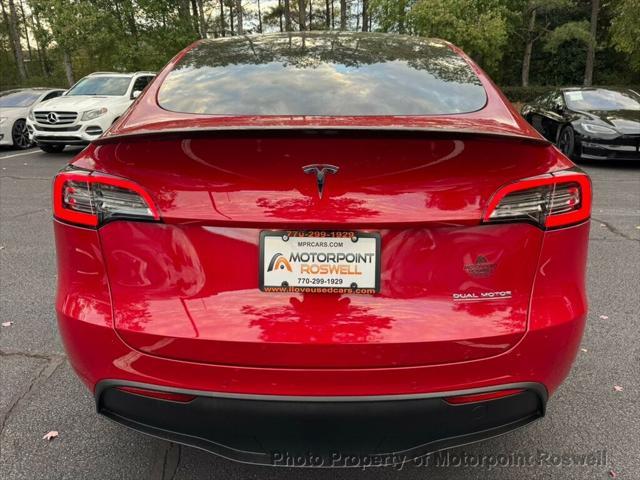 used 2020 Tesla Model Y car, priced at $29,599