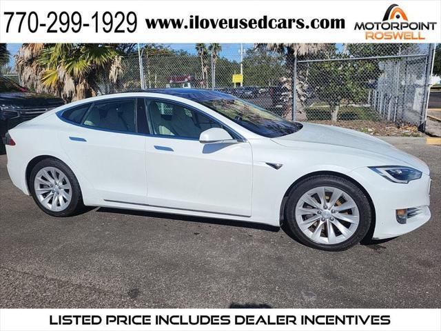 used 2018 Tesla Model S car, priced at $23,999