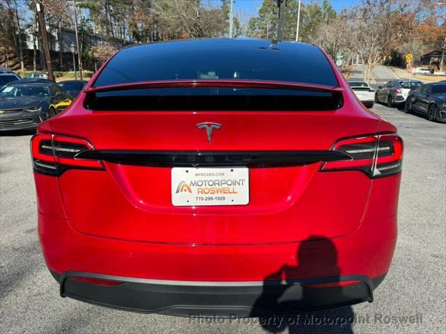 used 2022 Tesla Model X car, priced at $58,999