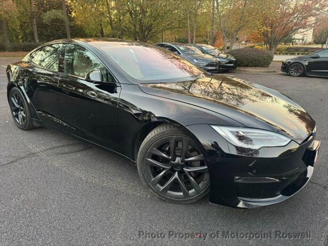 used 2021 Tesla Model S car, priced at $48,999