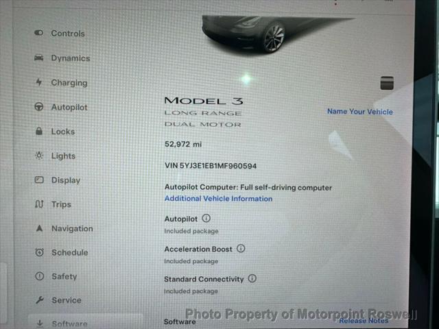 used 2021 Tesla Model 3 car, priced at $26,999