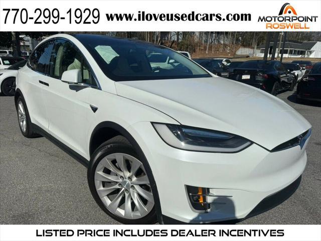 used 2017 Tesla Model X car, priced at $29,999