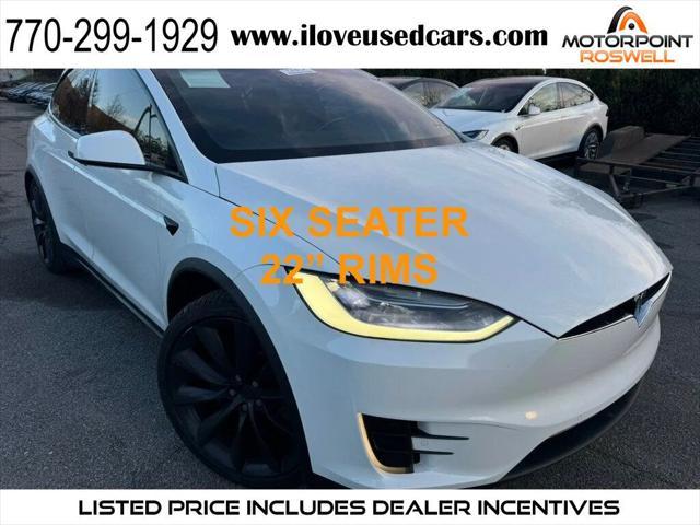 used 2017 Tesla Model X car, priced at $29,499