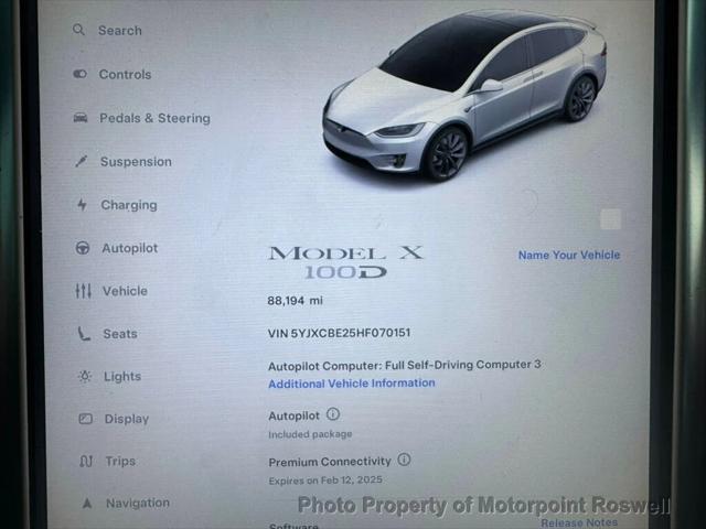 used 2017 Tesla Model X car, priced at $29,999