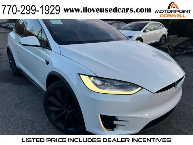 used 2017 Tesla Model X car, priced at $29,999