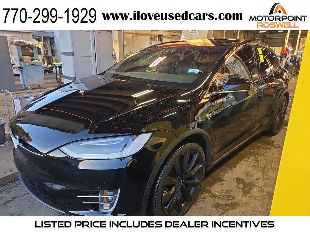 used 2020 Tesla Model X car, priced at $34,999