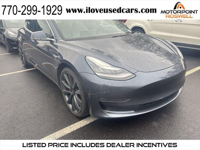 used 2020 Tesla Model 3 car, priced at $20,786