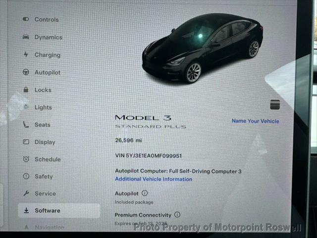 used 2021 Tesla Model 3 car, priced at $26,999