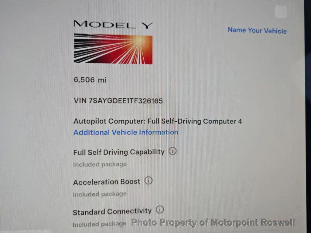 used 2026 Tesla Model Y car, priced at $57,999