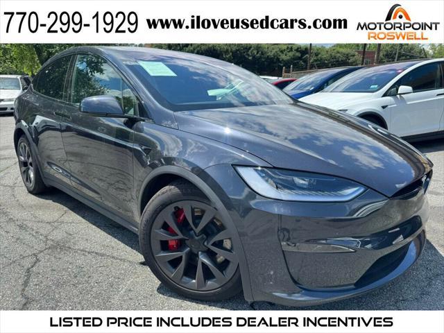 used 2024 Tesla Model X car, priced at $71,999
