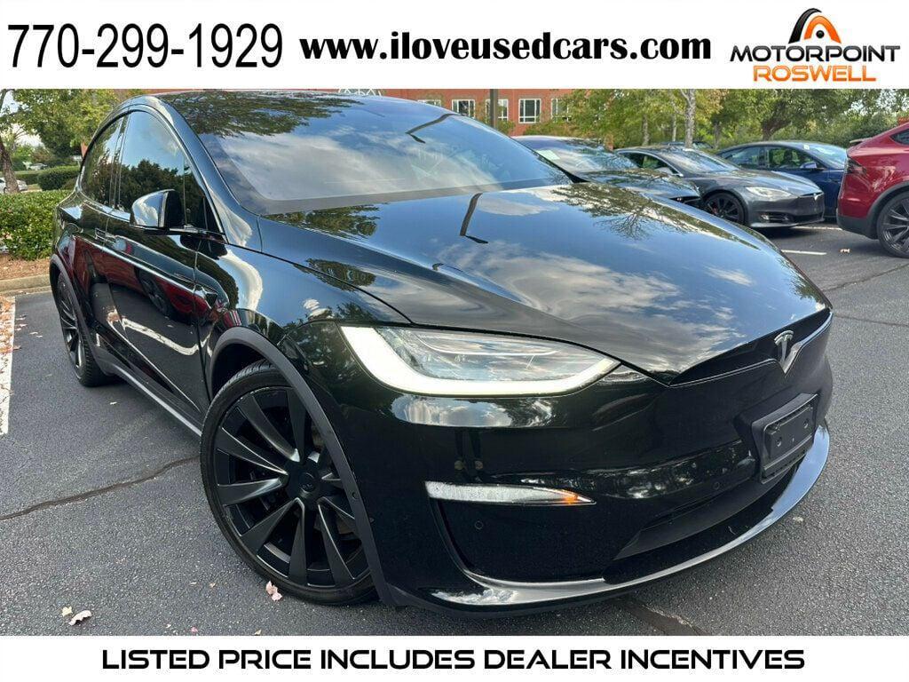 used 2022 Tesla Model X car, priced at $42,786