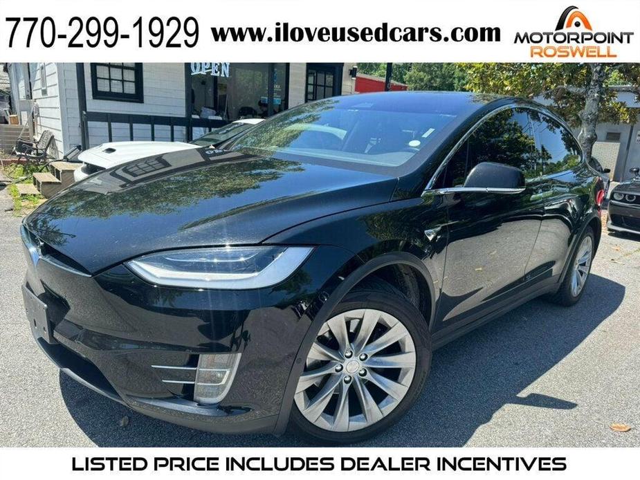 used 2020 Tesla Model X car, priced at $44,444