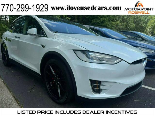 used 2017 Tesla Model X car, priced at $26,999