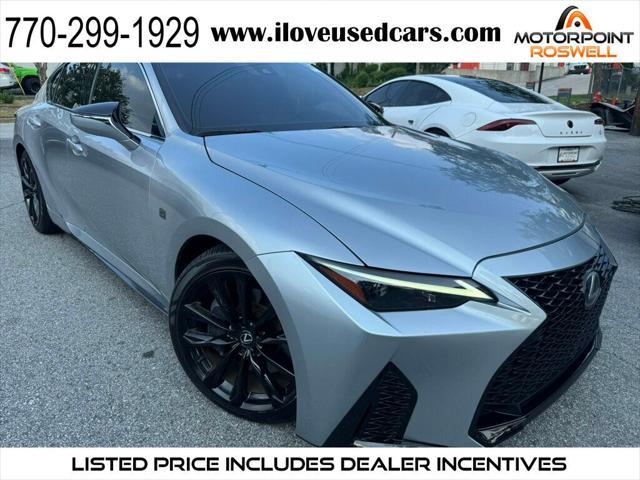 used 2023 Lexus IS 350 car, priced at $38,786