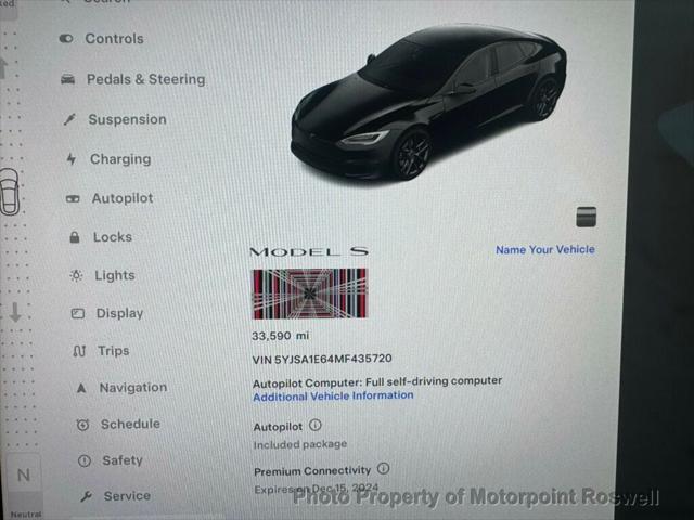 used 2021 Tesla Model S car, priced at $53,999