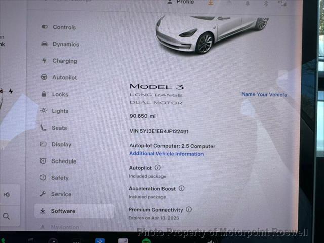 used 2018 Tesla Model 3 car, priced at $17,999