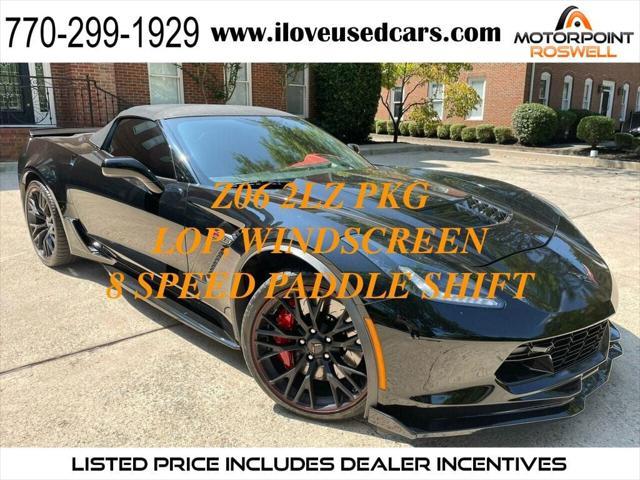 used 2017 Chevrolet Corvette car, priced at $61,999