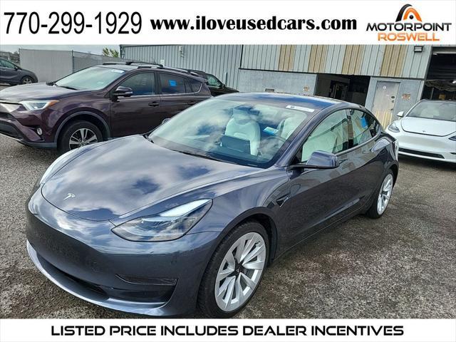 used 2023 Tesla Model 3 car, priced at $26,999