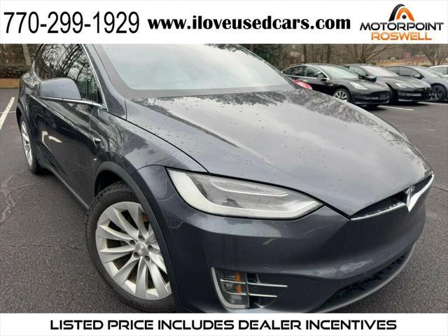 used 2017 Tesla Model X car, priced at $20,999