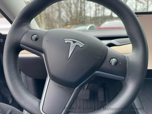 used 2022 Tesla Model 3 car, priced at $20,999