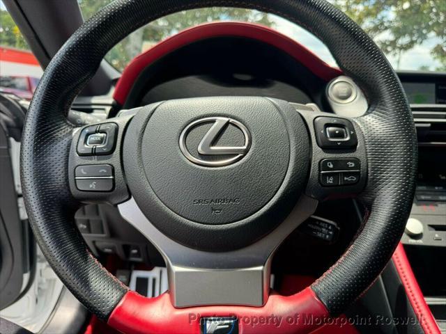 used 2021 Lexus RC F car, priced at $79,999