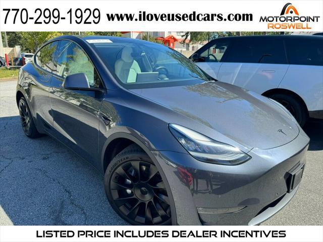 used 2021 Tesla Model Y car, priced at $29,999