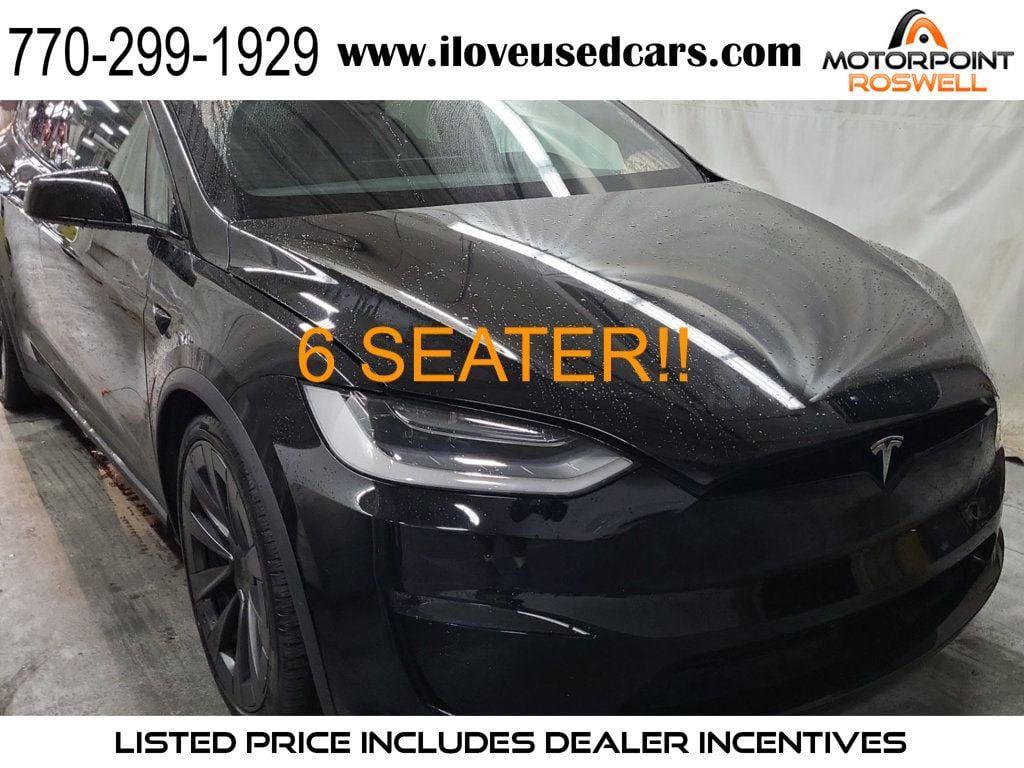 used 2023 Tesla Model X car, priced at $54,999