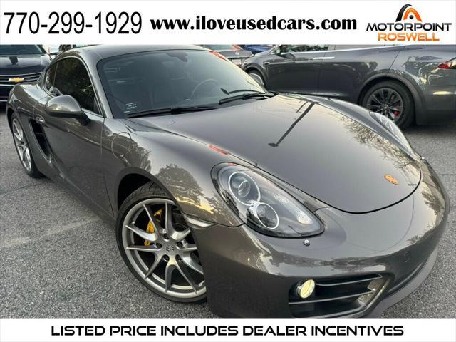 used 2014 Porsche Cayman car, priced at $32,999